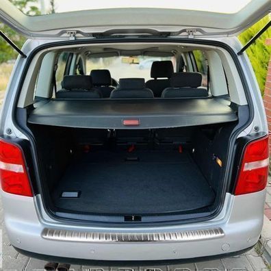 Ladekantenschutz Stoßstangenschutz für VW Touran 2003-2010 Edelstahl Gebürstet