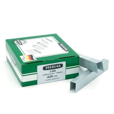 Klammern verzinkt A80 20mm für Prebena A20CNK 1GP-A25 Fasco F1B 80-25 KL-01 4M
