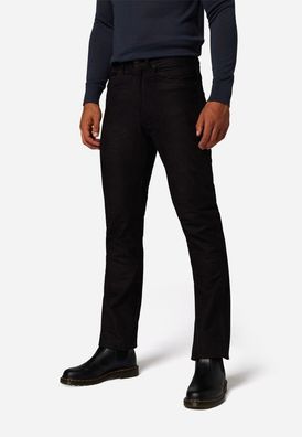 Ricano Lederhose Schwarz Nubukleder Herren Echtleder 5-Pocket Lederjeans Premium