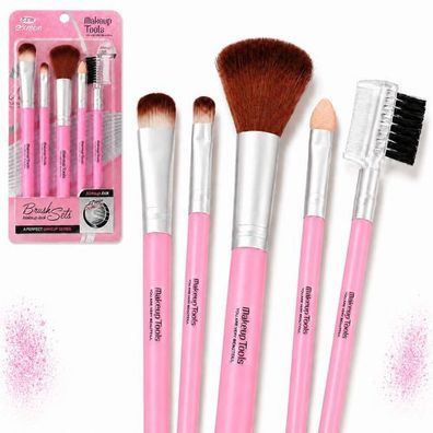 Kosmetische Make-up-Pinsel: 5-teiliges Set für professionelles Make-up