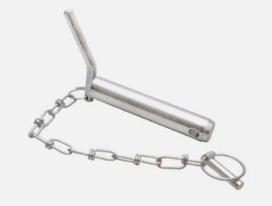 Unterlenkerbolzen Kat. 1 / Ø 22 mm / Nutzlänge 175 mm / mit Griff und Kette