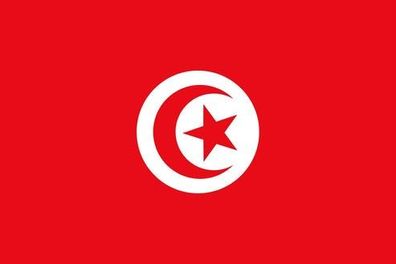 Tunesien Flagge Aufkleber Sticker Fahne selbstklebend 5-60cm breit ES-FL-TUN