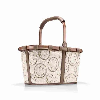 reisenthel Einkaufskorb carrybag smiley &reg; teddy chocolate BK1045 creme braun 22L