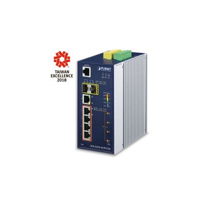 PLANET Industrial L2+ 4-Port 10/100/1000T Ultra PoE