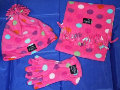 Kinder Handschuhe, Schal, Mütze (Gr. Universal)