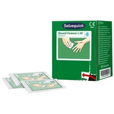 Salvequick® Wundreinigungstücher im Nachfüllkarton REF323700