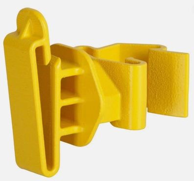 AKO T-Pfosten Bandisolatoren, gelb, 25 Stück für Bänder bis 50 mm NEU