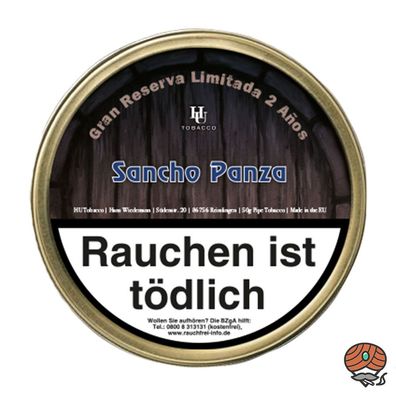 HU Tobacco SANCHO PANZA Pfeifentabak 50g Dose