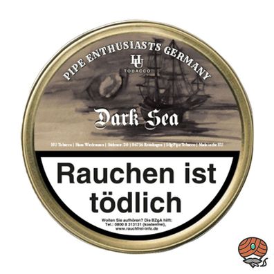 HU Tobacco DARK SEA Pfeifentabak 50g Dose