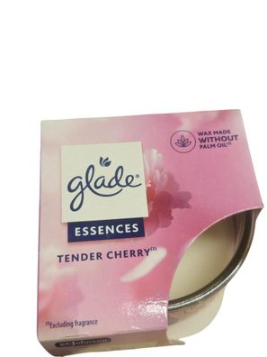 Glade Duftkerze im Glas mit Dekorfolie, Tender Cherry