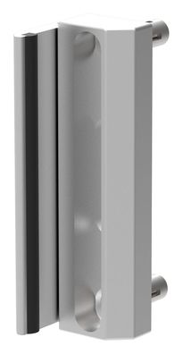 Anschlag ALU roh für Vierkantrohre 40-60 mm Locinox Industrieschlösser beidseitig