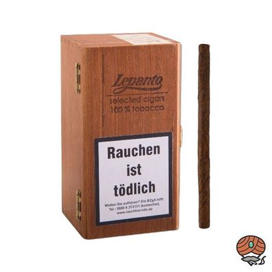 Lepanto 715 Brasil, 25 Zigarillos - Holzschachtel