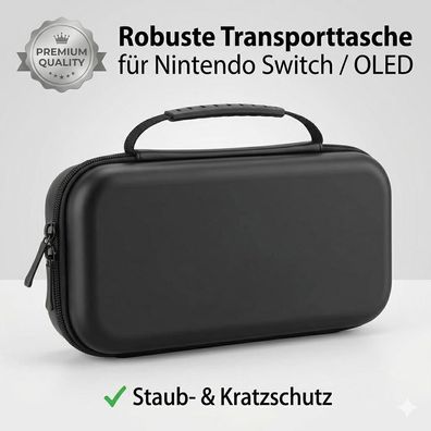 Transport Tasche kompatibel mit Nintendo Switch und New Switch OLED