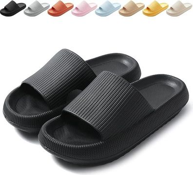 Rutschfeste Badeschuhe für Damen & Herren – Bequeme EVA Badelatschen, Leichte Cloud S