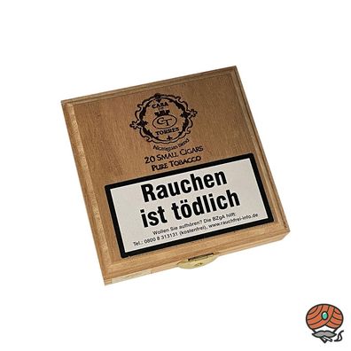 Casa de Torres Small Cigars, 100% Tabak, 20 Zigarillos