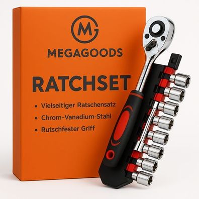 Steckschlüsselsatz Werkzeug Set für Auto Motorrad Fahrrad Reparatur DE