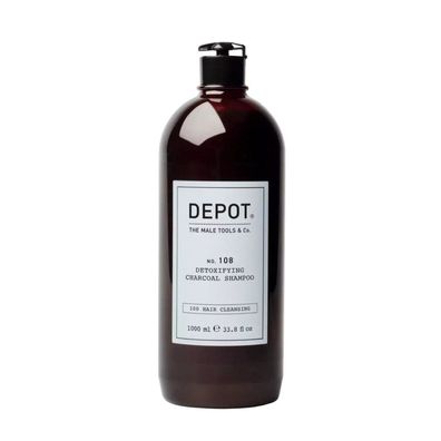 Depot, 100 Haarreinigung Nr. 108, Charcoal, Haarshampoo, entgiftend, 1000 ml