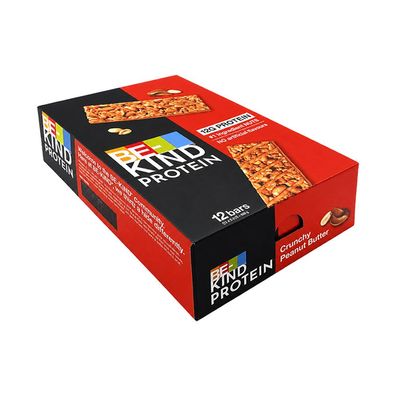 Be-Kind Protein Riegel Crunchy Peanut Butter, Kiste mit 12x 50g