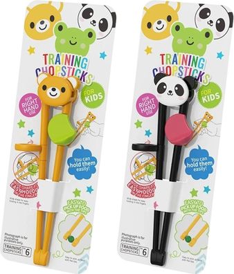 Paar Essstäbchen für Kinder, Essstäbchen zum Üben für Kinder, wiederverwendbare Essst