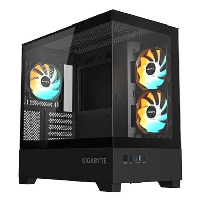 Gigabyte C201 Panoramic PC-Gehäuse – Mid-Tower, m-ATX, Unterstützung für 360-mm-Radia