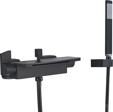 Badewannenarmatur Duschset wasserfall Wasserhahn Wannenarmatur mit Handbrause