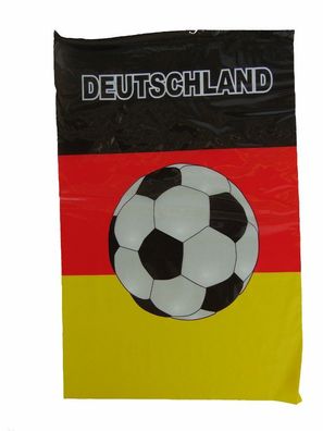Flaggenkette 10m - 25 Fahnen Fussball Girlande mit Motiv Deutschland (Gr. 10m )