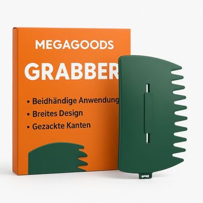 Laubgreifer Set Garten XL mit Zacken Handrechen Laubsammler DE