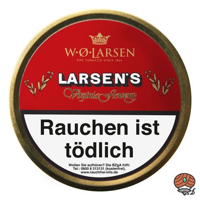 W.Ø. LARSEN Larsen's Virginia Flowers Pfeifentabak 100g Dose