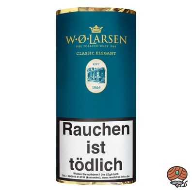 W.Ø. LARSEN Classic Elegant Pfeifentabak 50g Pouch / Beutel