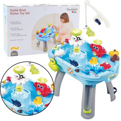 Leantoys Interaktiver Wassertisch blau