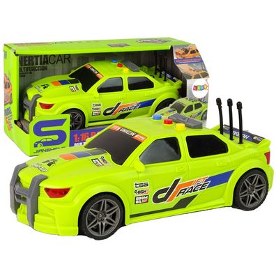 LeanToys Sportwagen Rennwagen 1:16 Grün mit Sound