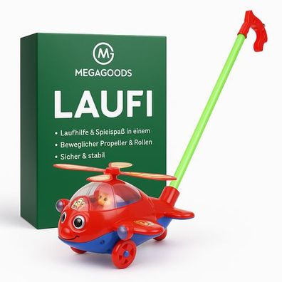 Lauflernwagen Baby Schiebespielzeug Flugzeug Kinder Outdoor Spiel DE