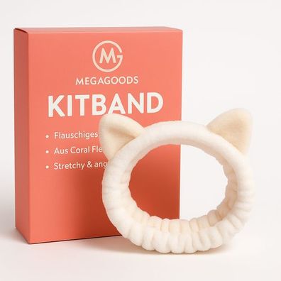 Katzen Haarband Coral Fleece Schleife Wasch Make-up Stirnband DE