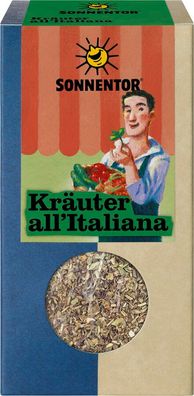 6x Sonnentor Kräuter all'Italiana geschnitten, Packung 20g