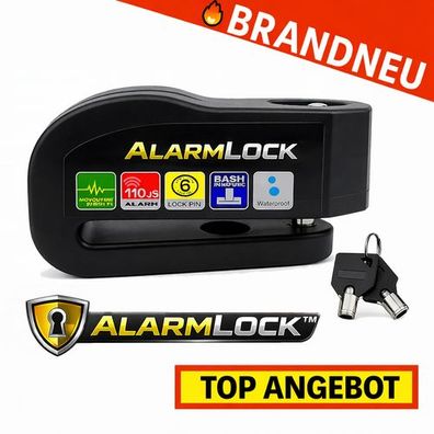 AlarmLock™ - Motorrad Fahrrad Schloss Alarm Bremsscheibenschloss Bremshebelschloss