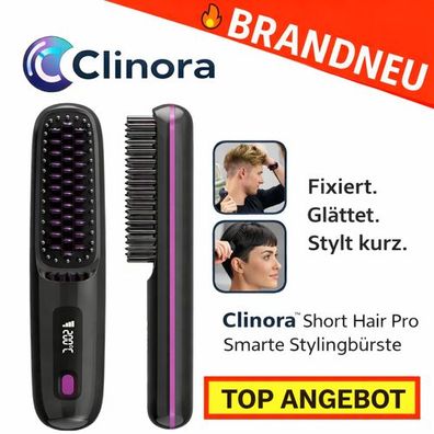 Clinora™ Short Hair Pro – Smarte Stylingbürste für präzises Kurzhaar-Styling