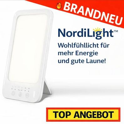 NordiLight™ Tageslichtlampe Lichttherapielampe Nordic Lux LED Sonnenlicht Lampe
