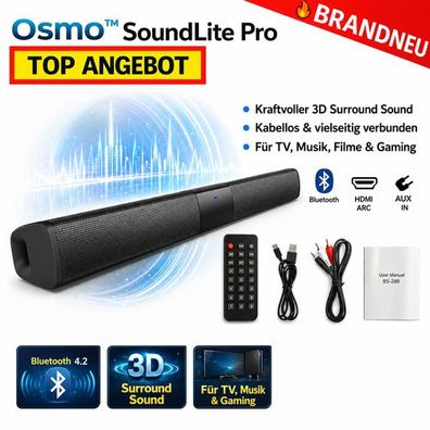 Osmo™ SoundLite Pro Soundbar 5.3 Lautsprecher Bluetooth Heimkino TV Soundsystem