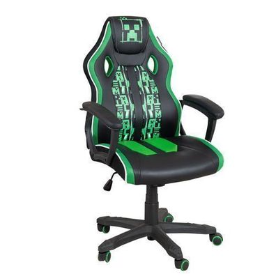 Minecraft - Gamingstuhl, Bürostuhl, Drehstuhl, gepolstert, höhenverstellbar