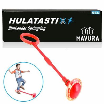 Hulatastix LED Fußkreisel Springring Springseil Schaukelball Hüpfspiel Hula Jump