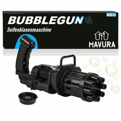 Bubblegun Seifenblasenmaschine Seifenblasenpistole Seifenblasen Gun schwarz