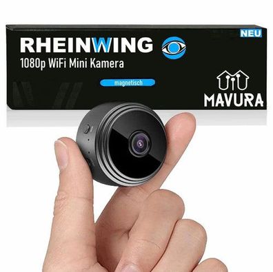 Rheinwing 1080p magnetische WiFi Mini Kamera HD Überwachungskamera Pocket Cam