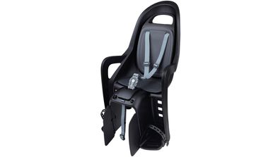 Polisport Kindersitz "Groovy AVS+" Gepäckträgermon Schale: schwar