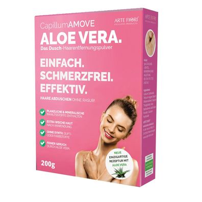 ARTE FIORI Capillum Amove Aloe Vera Enthaarungspulver 200g