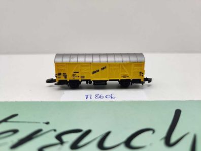 Märklin Z DC 8606 (2) gedeckter Güterwagen "Bananen" Ibbis / DB