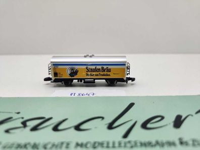 Märklin Z DC 8647 Bierwagen "Staufen-Bräu" Ichqrs 377 / Privatwagen