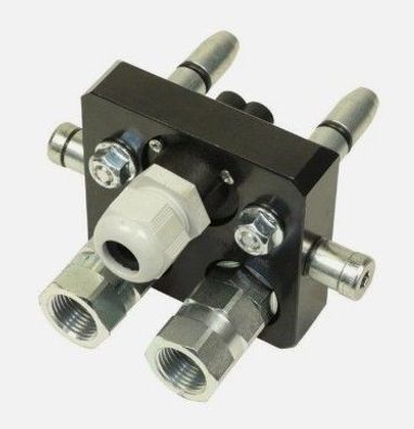 Faster Multikupplung-Oberteil BG6 - 2?Wege quadratisch 1/2" IG mit E?Anschluss
