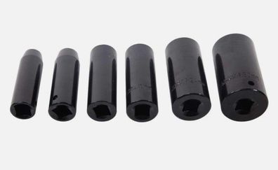PROFI Stecknuss Satz 1/2" 6-tlg 10-30 mm EXTRA STARK kurz Nüsse Set