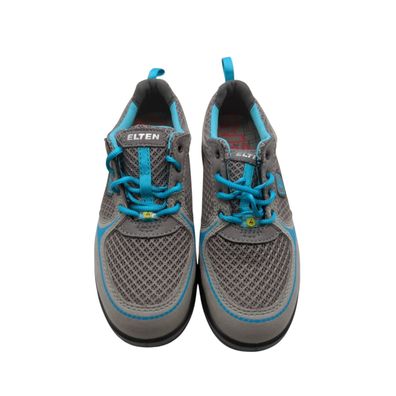 ELTEN MILA aqua Sicherheitsschuhe Damen S1 Textil Stahlkappe Grau/Türkis Größe 39