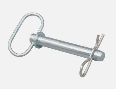 Unterlenkerbolzen Kat. 2 Ø 28 mm L 120 mm mit Griff und Splint Traktor ?AKTION?